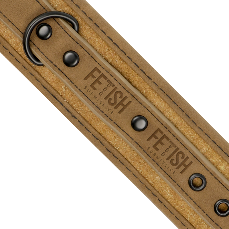 FETISH SUBMISSIVE ORIGIN - MANETTE IN PELLE VEGANA CON FODERA IN NEOPRENE Fetish Submissive Origin