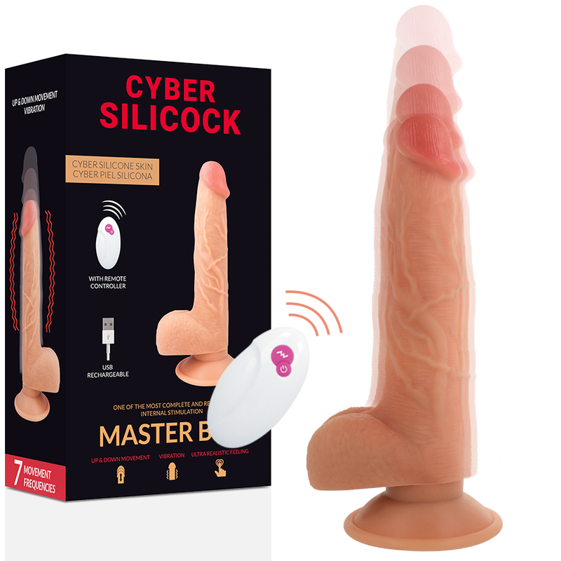 CYBER SILICOCK - TELECOMANDO REALISTIC MASTER BEN 23.88 CM -O- 4.3 CM Cyber Silicock