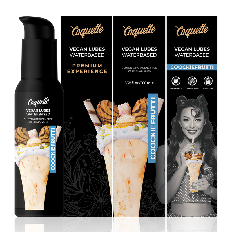 COQUETTE CHIC DESIRE - LUBRIFICANTE VEGANO ESPERIENZA PREMIUM COOKIEFRUTTI 100ML Coquette Cosmetics