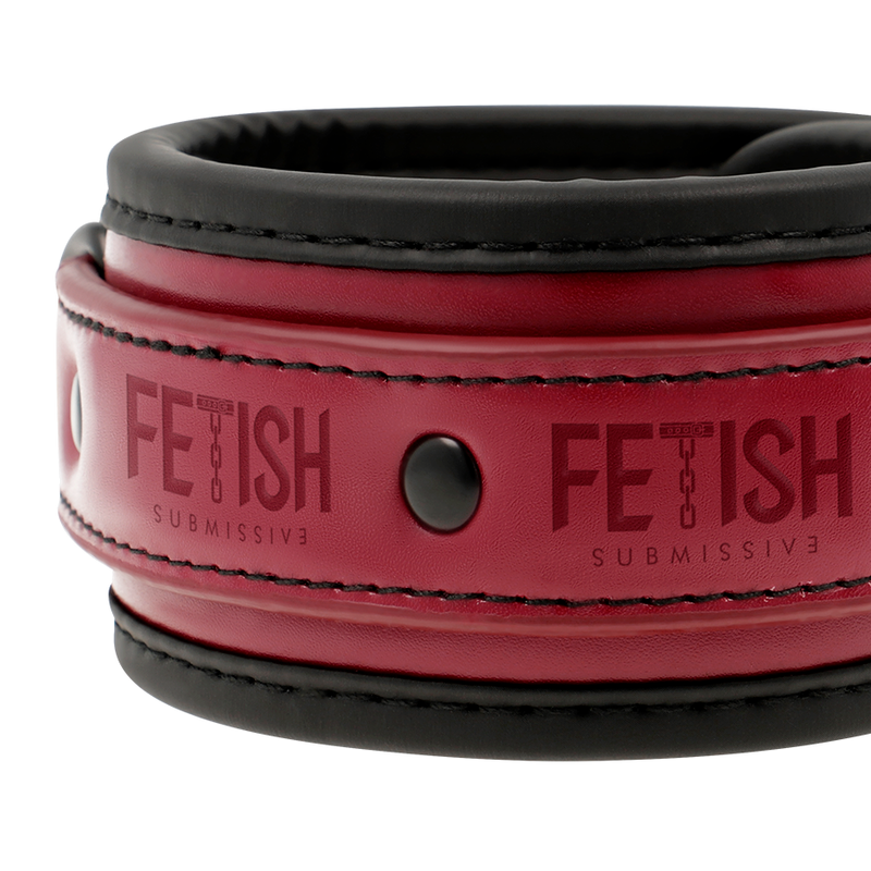 FETISH SUBMISSIVE DARK ROOM - MANETTE VEGAN IN PELLE CON FODERA IN NEOPRENE Fetish Submissive Dark Room