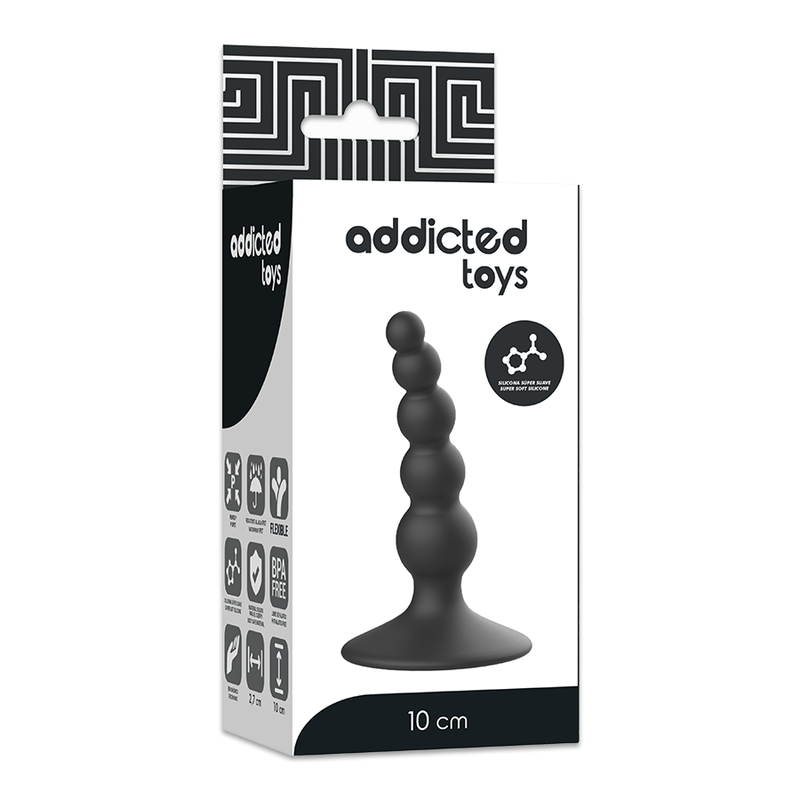 ADDICTED TOYS - PLUG SESSUALE ANALE 10 CM NERO Addicted Toys