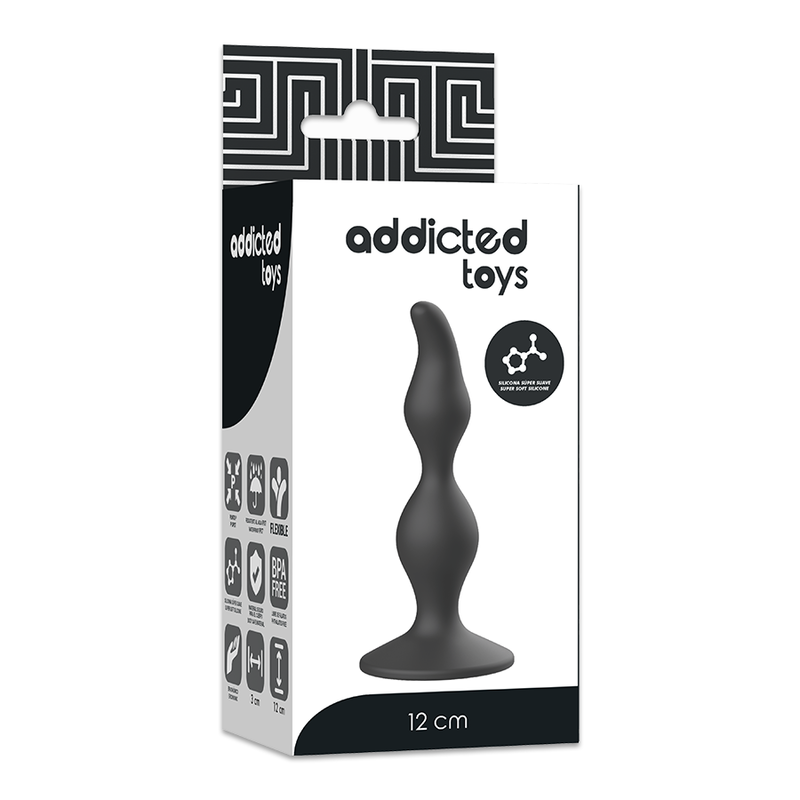 ADDICTED TOYS - PLUG SESSUALE ANALE 12 CM NERO Addicted Toys