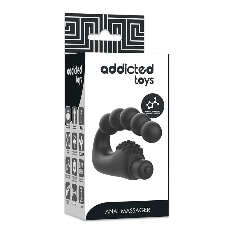 ADDICTED TOYS - MASSAGGIATORE ANALE PROSTATICO CON VIBRAZIONE Addicted Toys