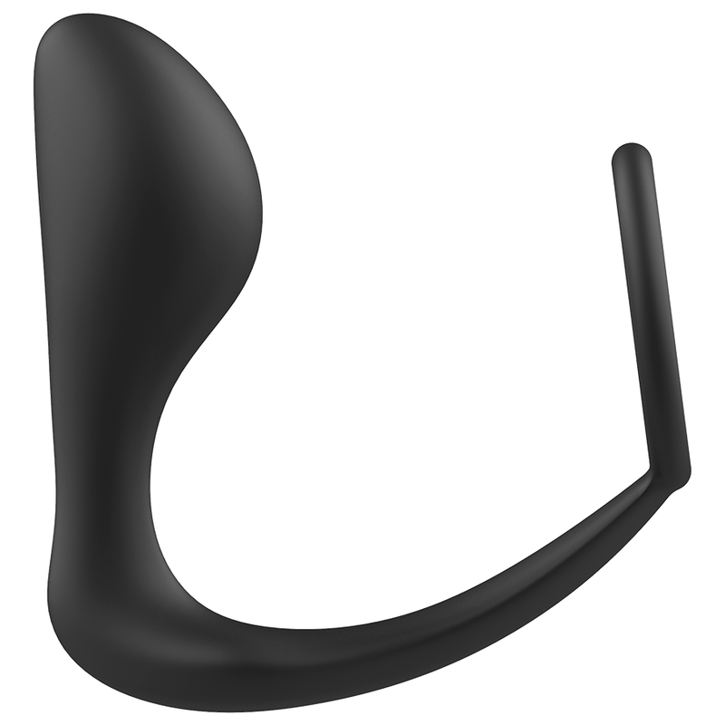 ADDICTED TOYS - PLUG ANALE CON ANELLO IN SILICONE NERO Addicted Toys