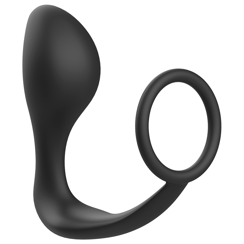 ADDICTED TOYS - PLUG ANALE CON ANELLO IN SILICONE NERO Addicted Toys