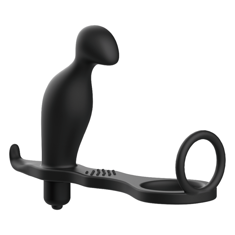 ADDICTED TOYS - PLUG ANALE CON ANELLO IN SILICONE NERO 12 CM Addicted Toys