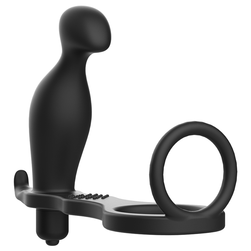 ADDICTED TOYS - PLUG ANALE CON ANELLO IN SILICONE NERO 12 CM Addicted Toys
