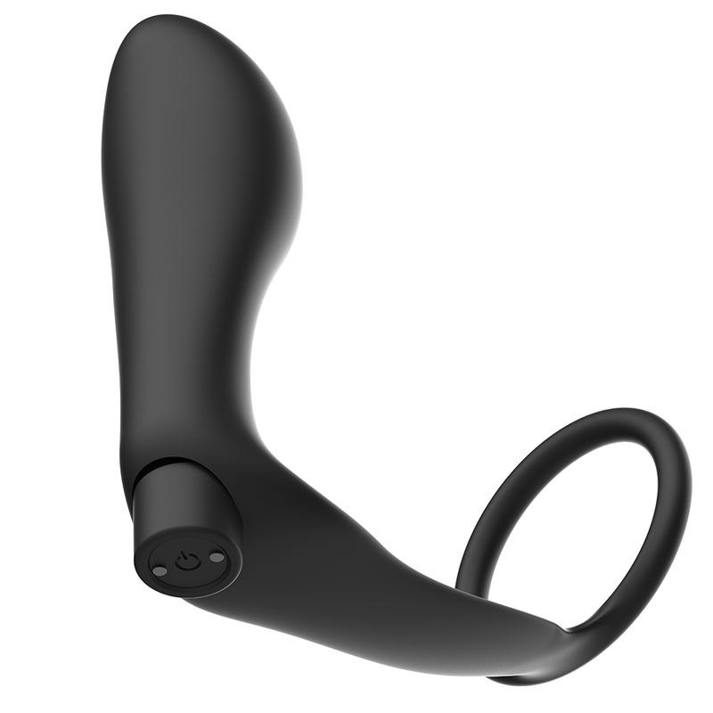 ADDICTED TOYS - ANELLO PER PENE CON TELECOMANDO PLUG ANALE NERO RICARICABILE Addicted Toys